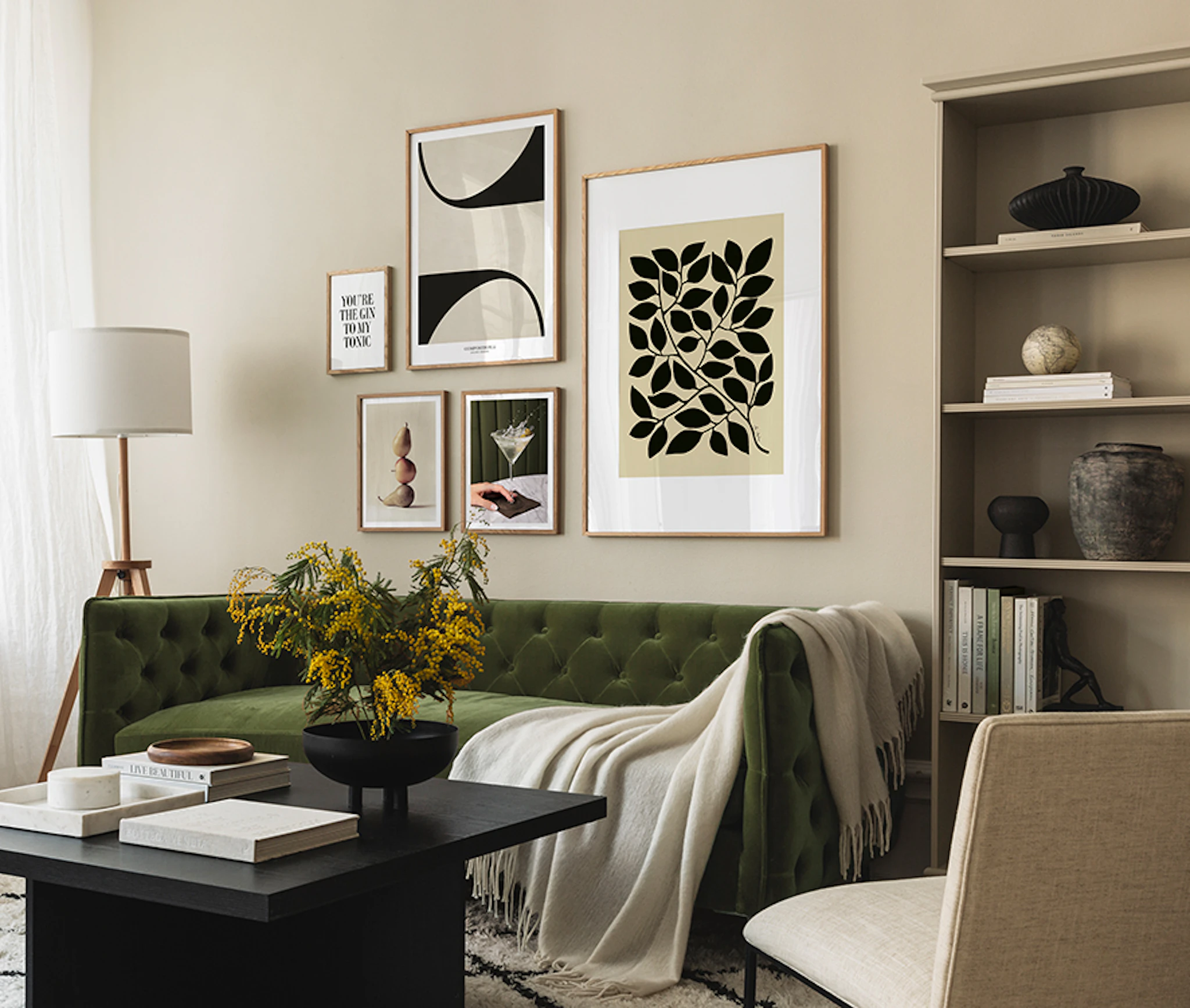 Décoration murale pour le salon | Tableaux salon | Desenio.fr