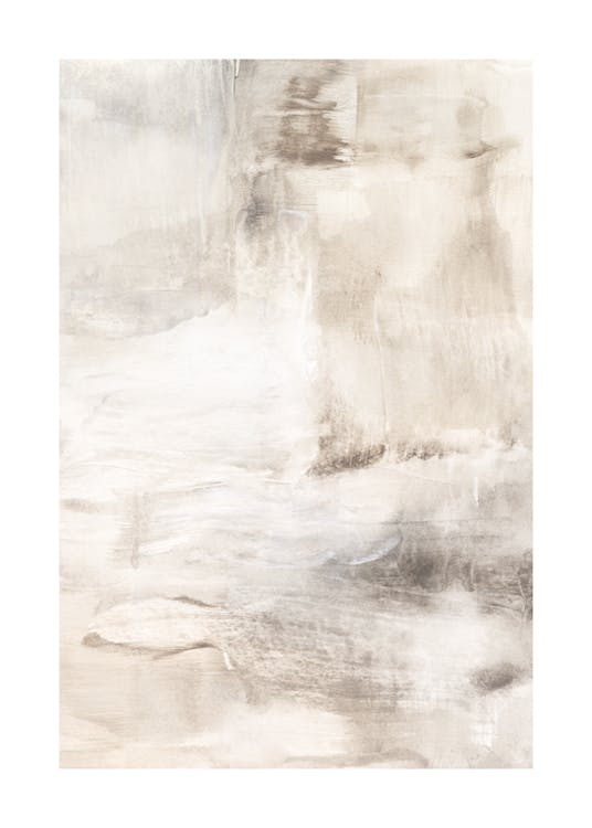 Soft Beige Painting No1 Poster 0