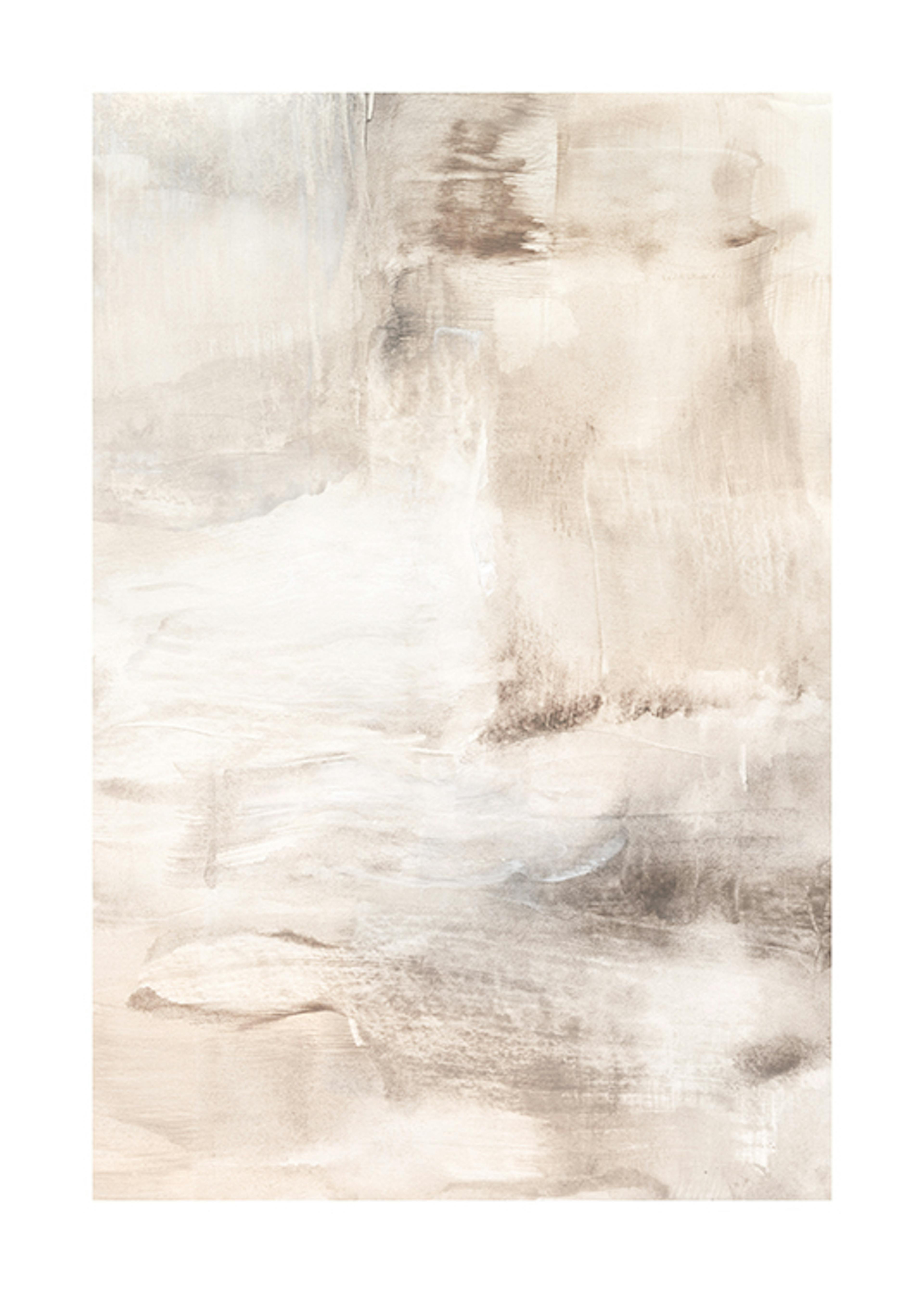 Soft Beige Painting No1 Poster