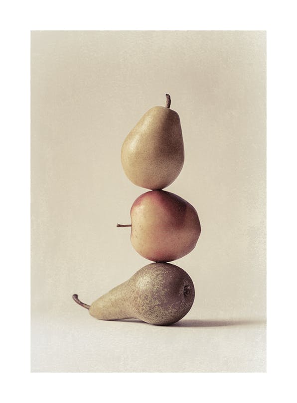 Still Life Pear No1 Plakat (50x70 cm)-Plakaty