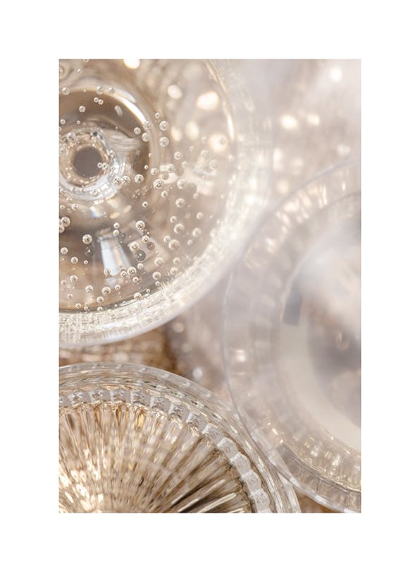 Bubbly Drinks Poster (50x70 cm)