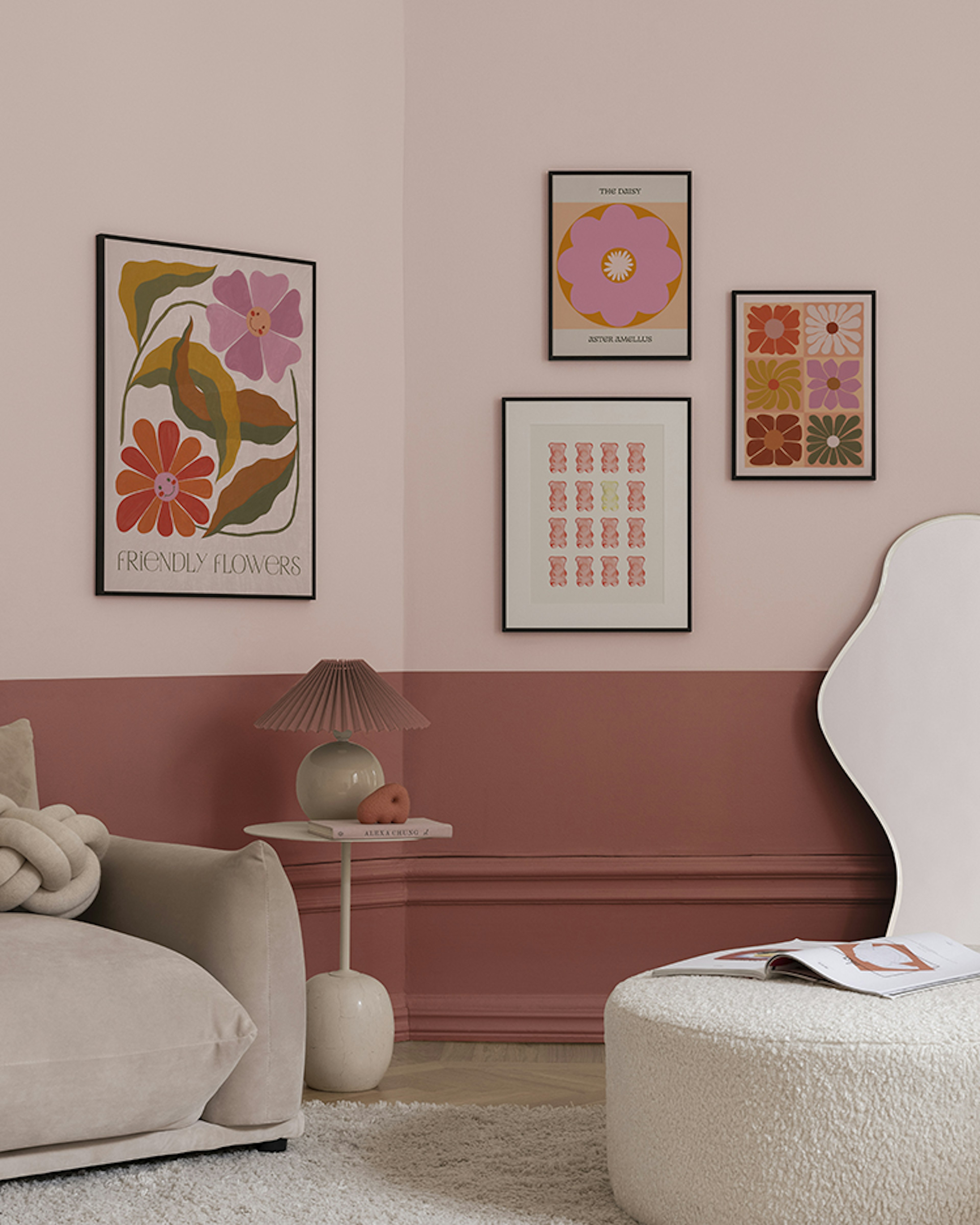 Candy Flowering Wall decoration murale