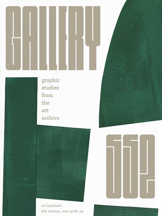 Gallery 552 Exhibition Poster 0