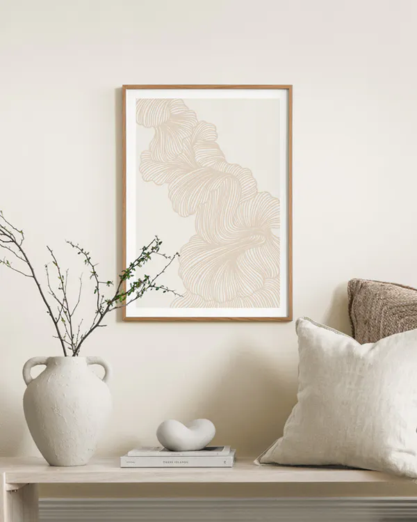 Abstract Lines No3 Poster
