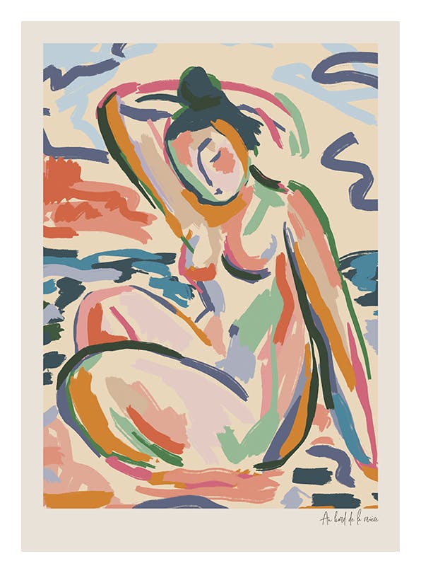 By the River Print (30x40 cm)