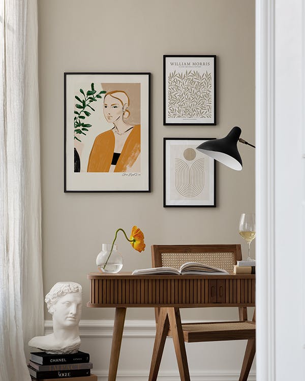 Classic Spring gallery wall
