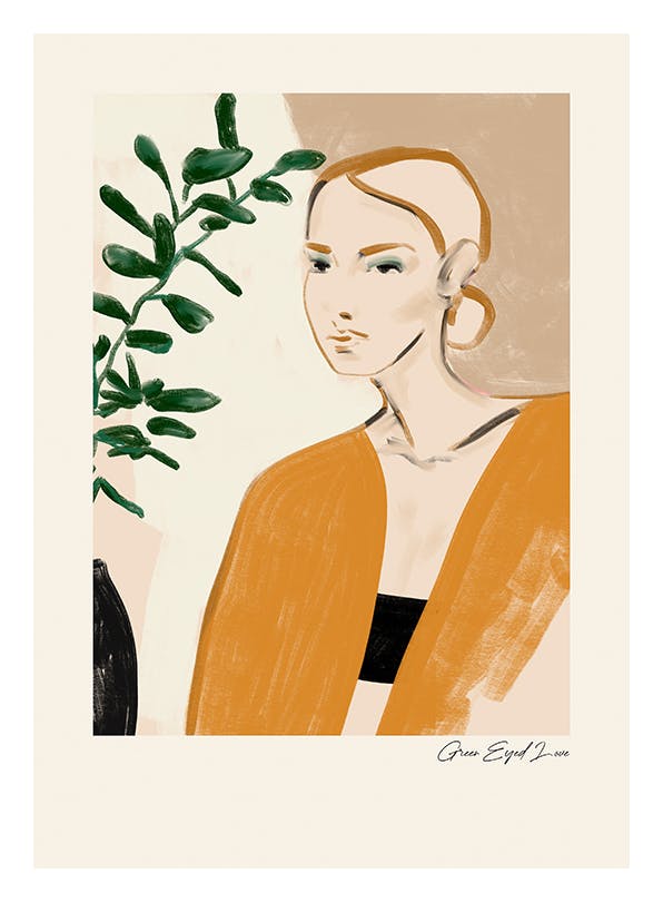 Green Eyed Love Poster (30x40 cm) - Poster