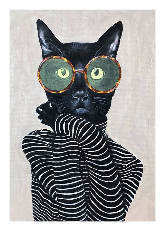 Coco De Paris - Fashion Cat Plakat 0
