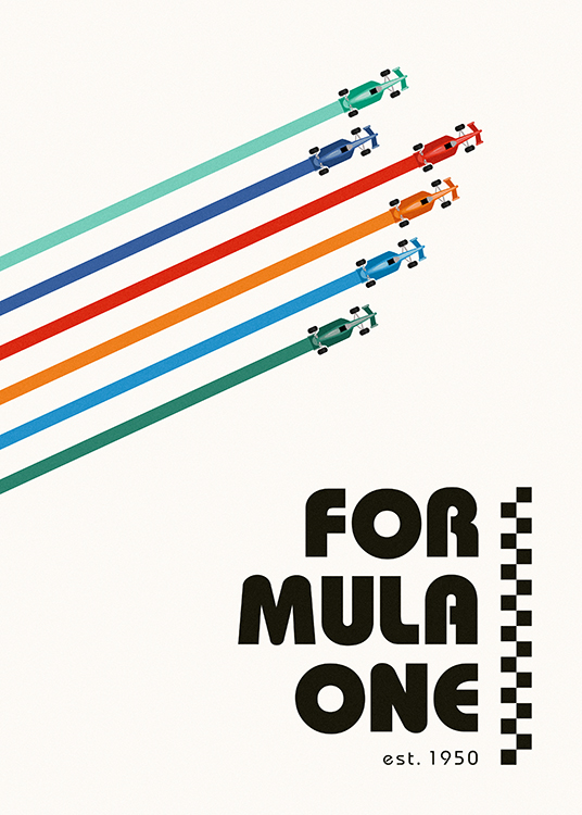 Formula One Poster