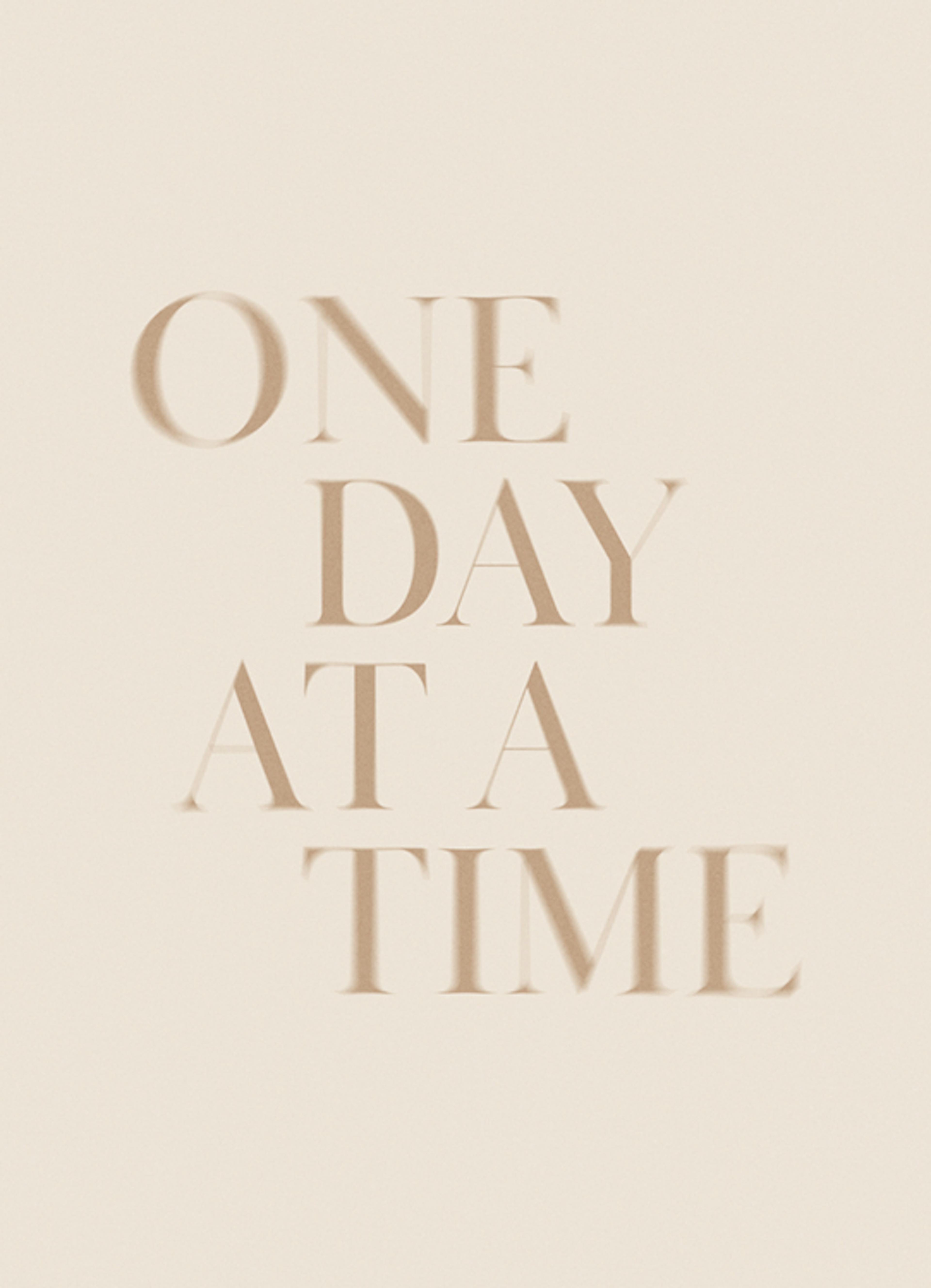 One at a Time Print 0