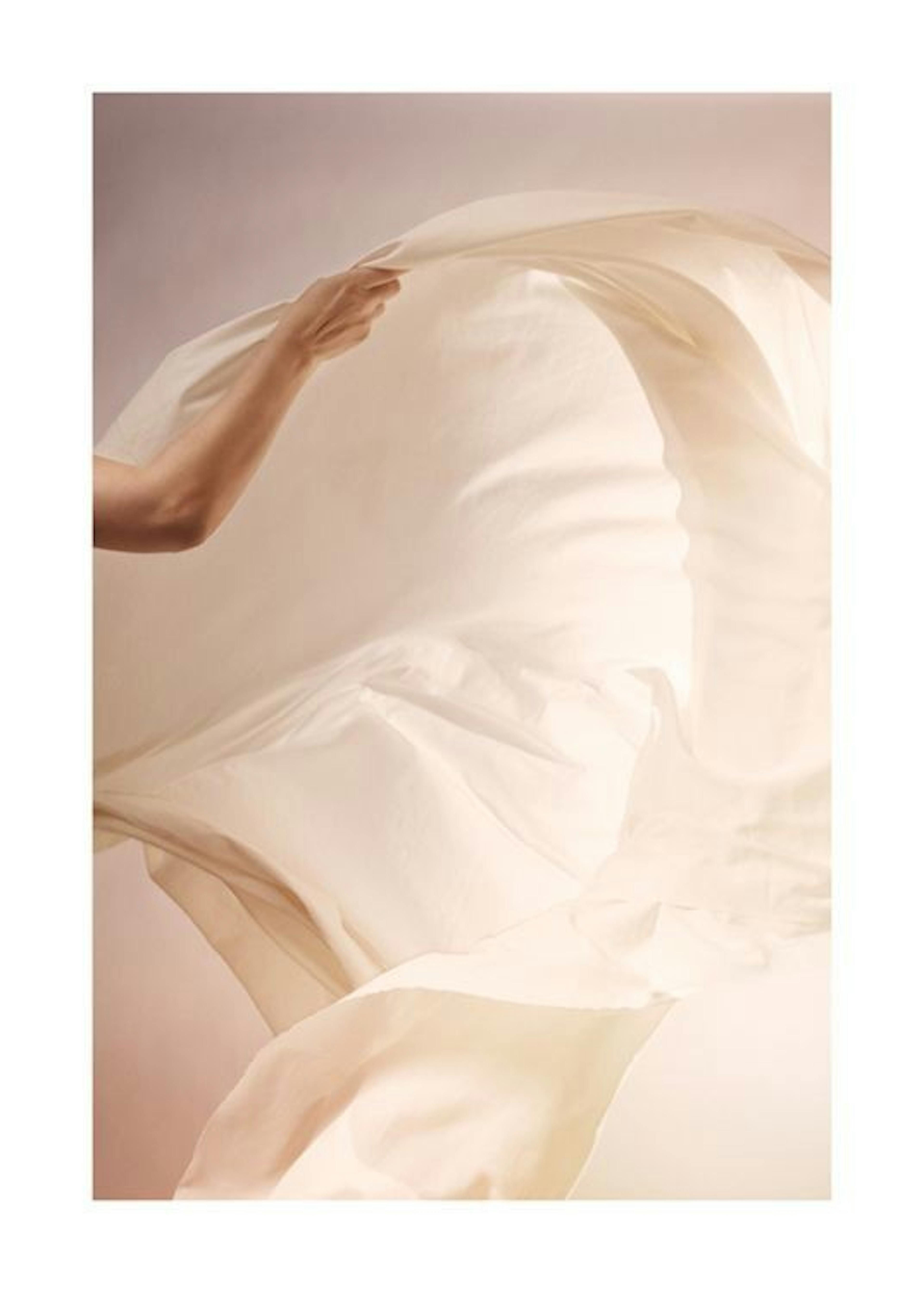 Flowy Fabric Poster