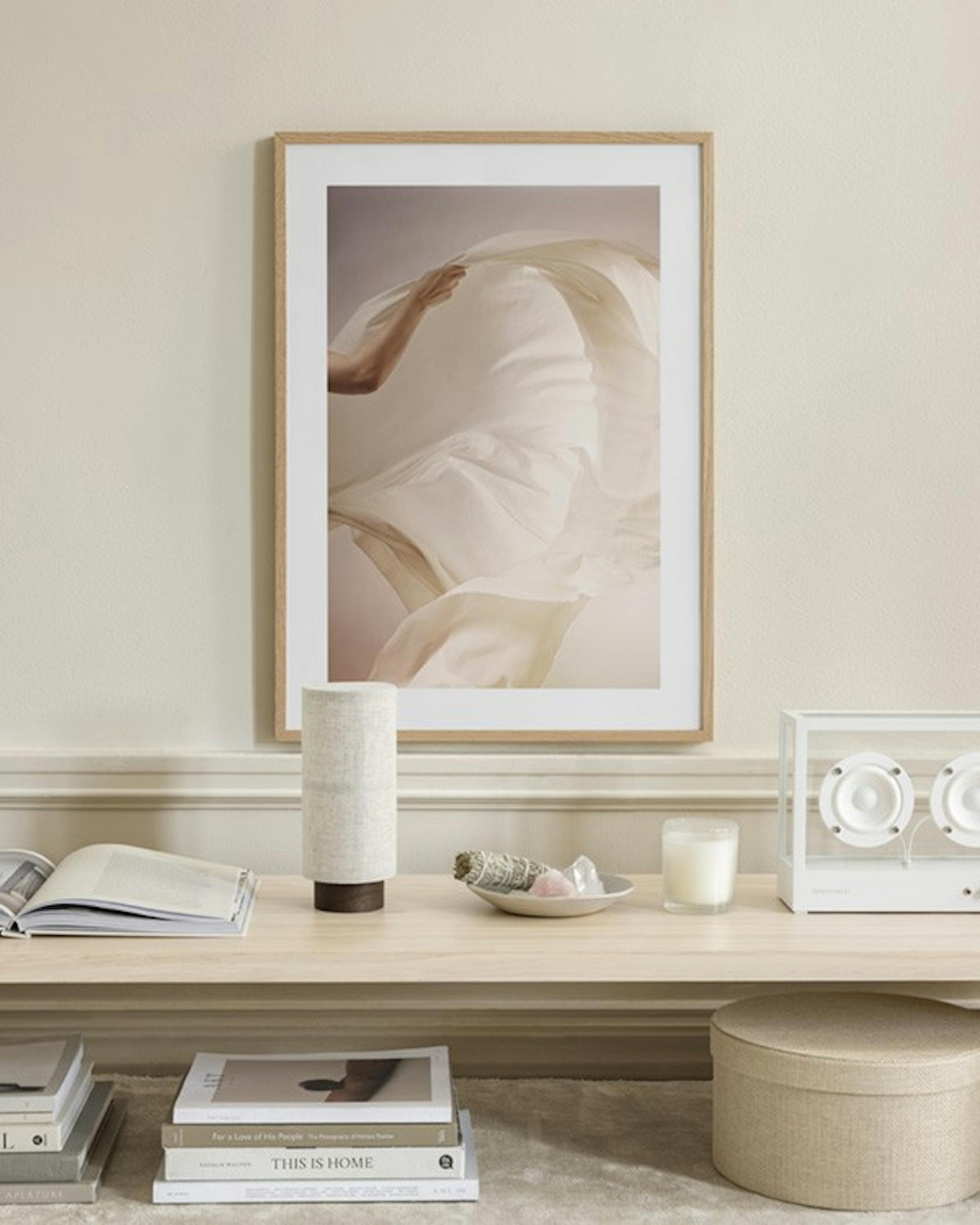 Flowy Fabric Poster