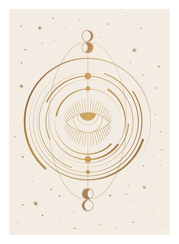Spiritual Eye Affiche (50x70 cm)