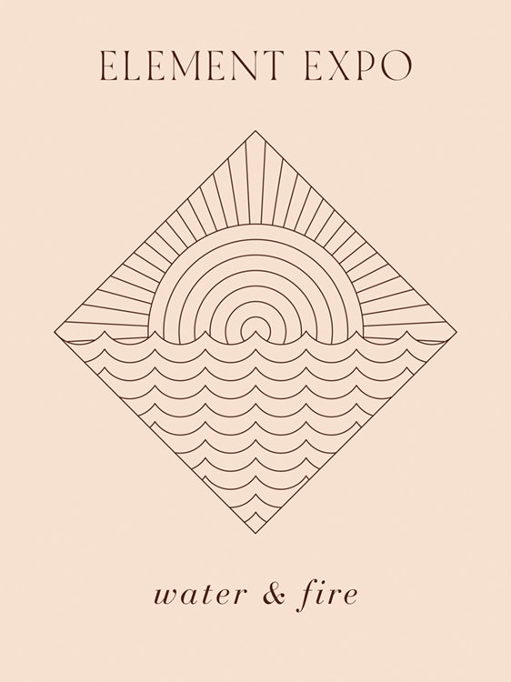 Water and Fire Plakat 0