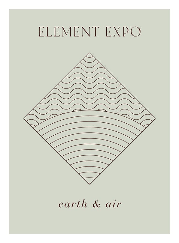Earth and Air Plakat (13x18 cm)-Plakaty