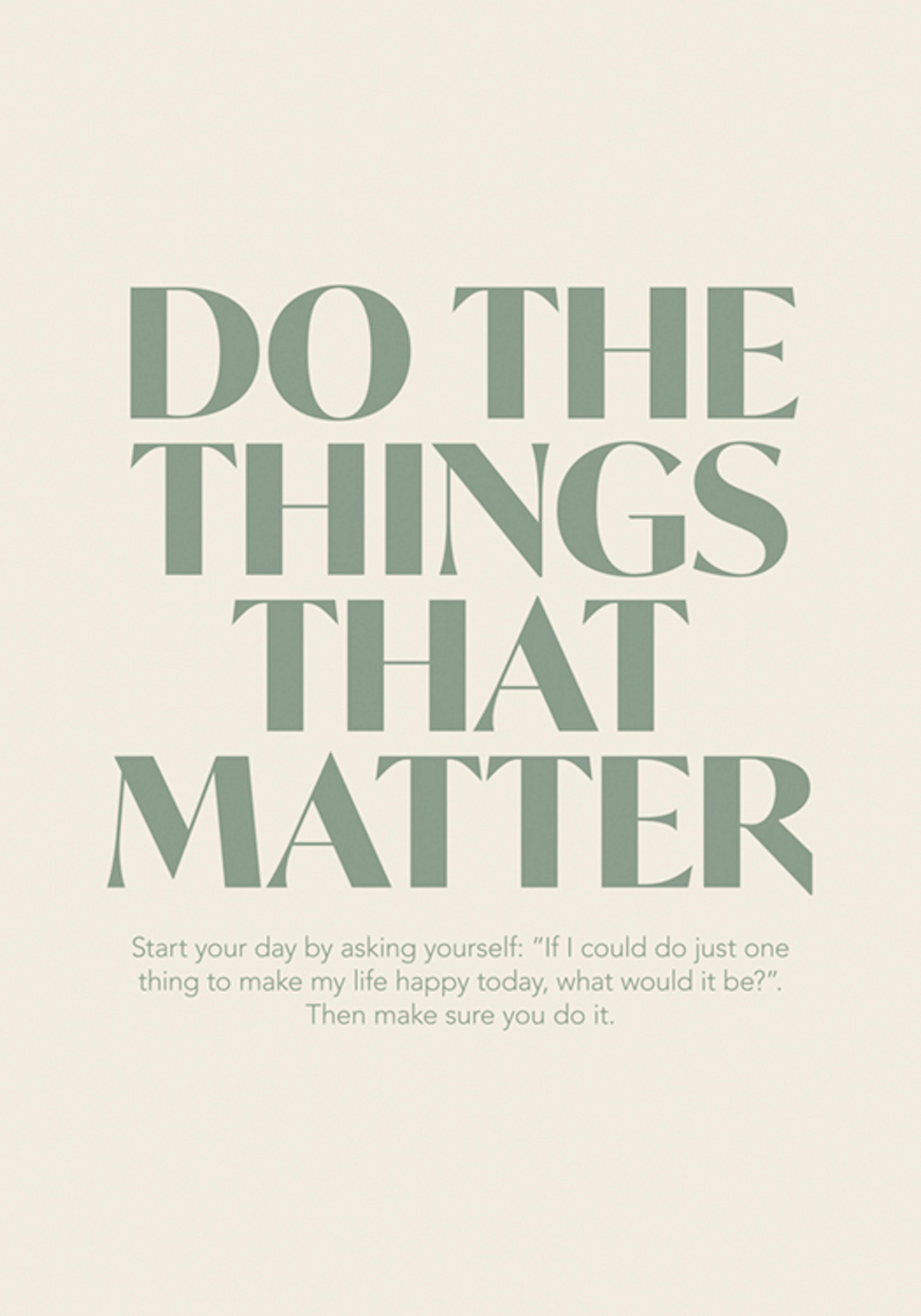 Things That Matter Print 0