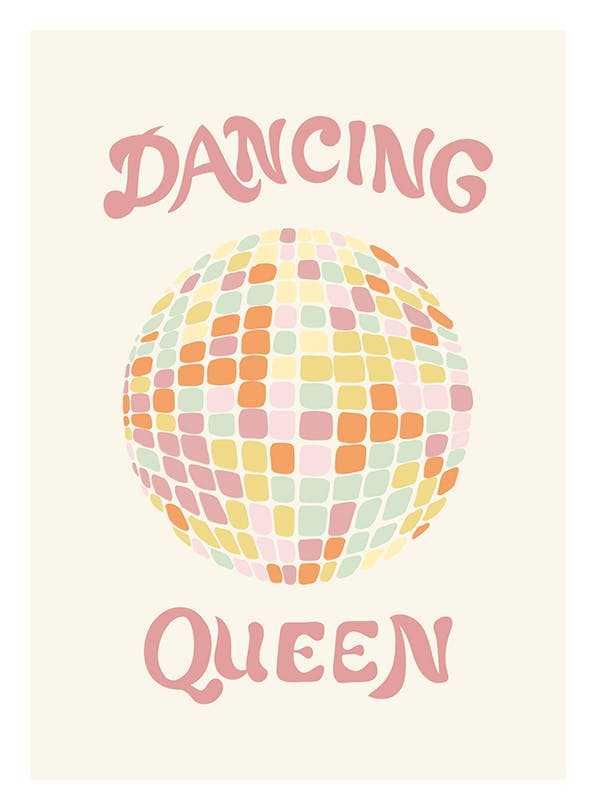 Dancing Queen Plakat (21x30 cm)-Plakaty