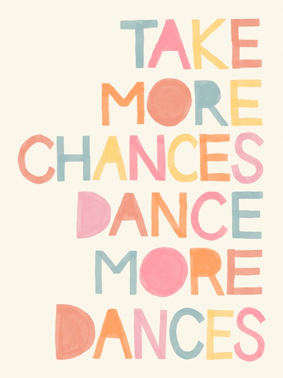 Chances and Dances Plakat 0
