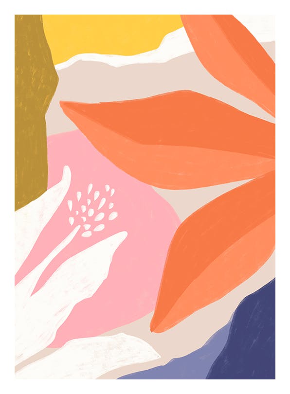 Close Up Florals Affiche (50x70 cm)