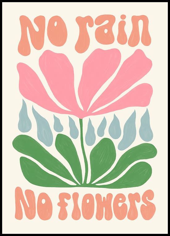 No Rain. No Flowers Poster