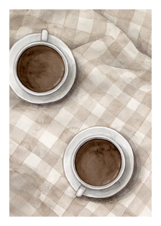 Cups of Coffee Juliste 0