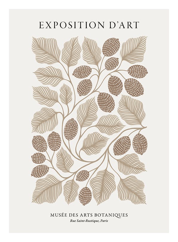 Arts Botaniques Print (21x30 cm)