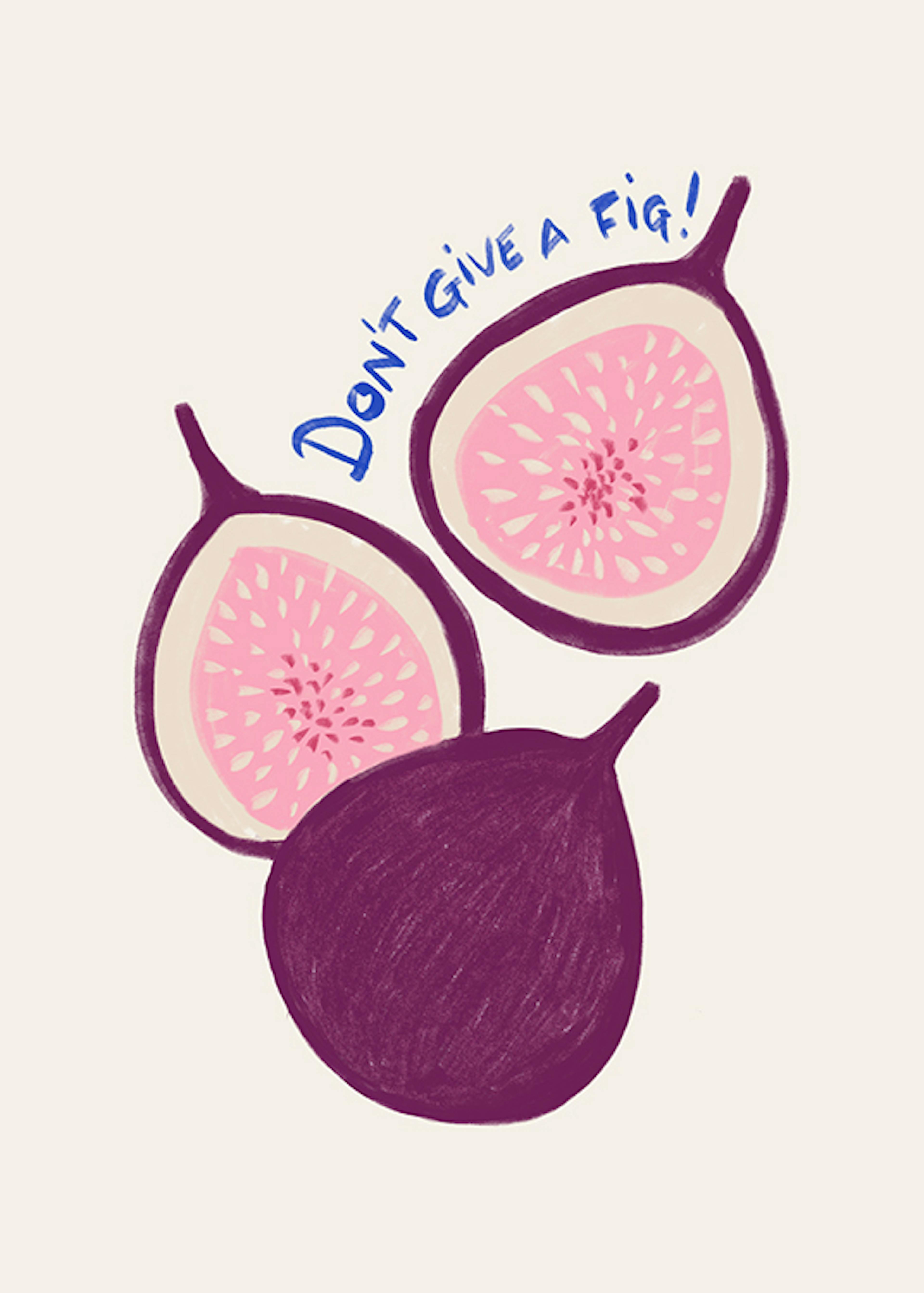 Don't Give a Fig Plakat 0