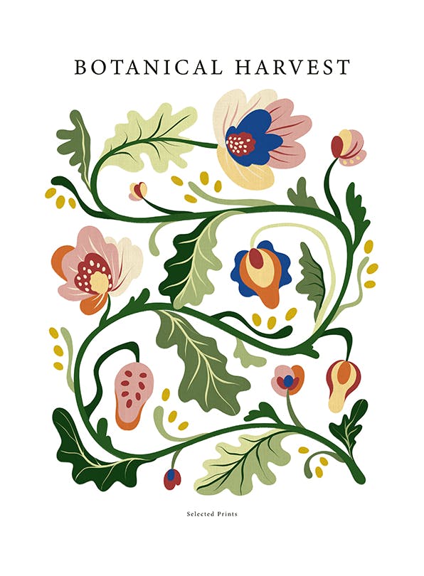 Botanical Harvest No1 Plakat (21x30 cm)