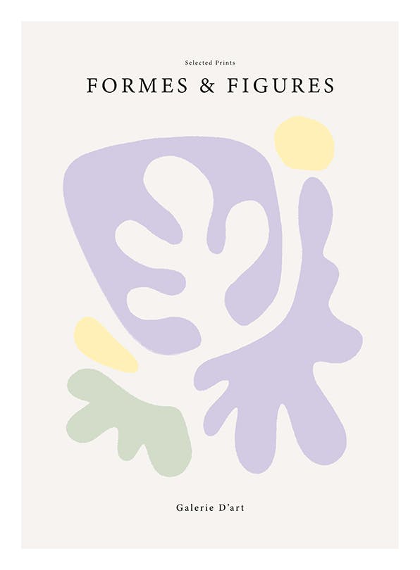 Formes & Figures No2 Poster (21x30 cm)-Poster