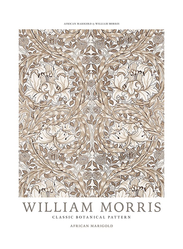 William Morris - African Marigold Plakat (50x70 cm)- William Morris Plakat