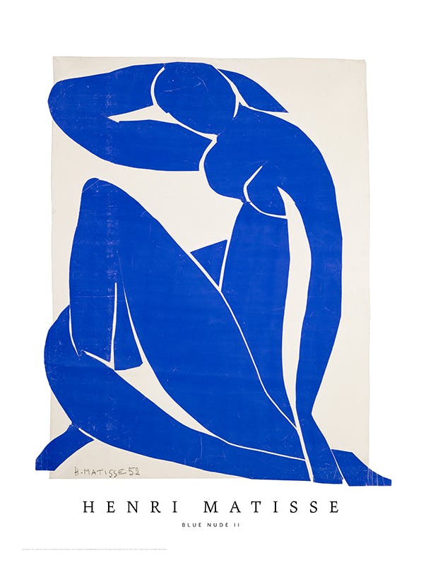 Matisse - Blue Nude II Plakat (30x40 cm)- Plakaty w stylu Matisse'a