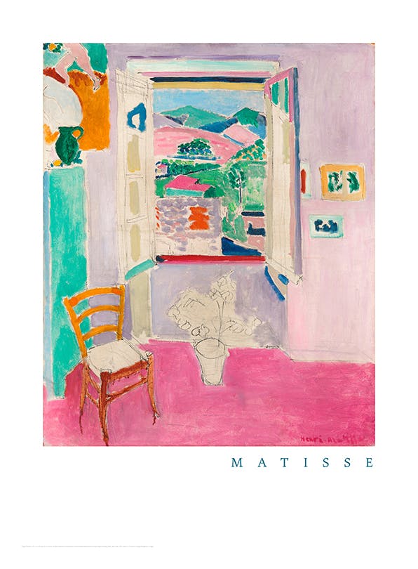 Matisse - Open Window Poster (50x70 cm)- Matisse poster