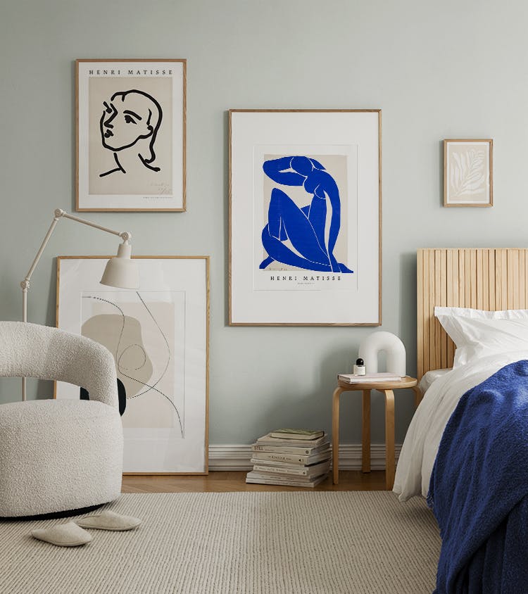 We Love Matisse parede de quadros