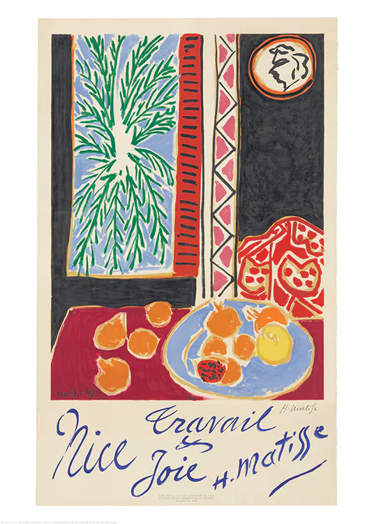 Matisse - Nice, Travail et Joie Poster 0