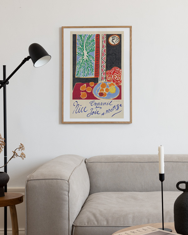 Afvist krokodille svag Matisse - Nice, Travail et Joie Plakat