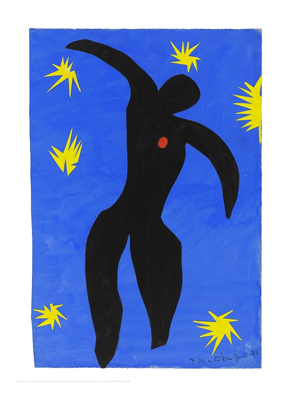 Prints - Matisse - Icarus Print (30x40 cm) - Matisse art prints