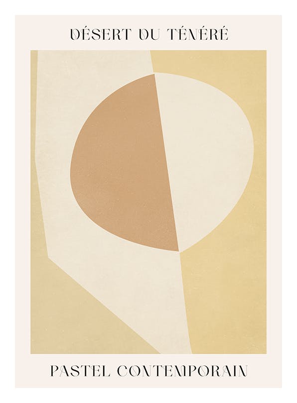 Pastel Contemporain No1 Plakat (50x70 cm)-Plakaty