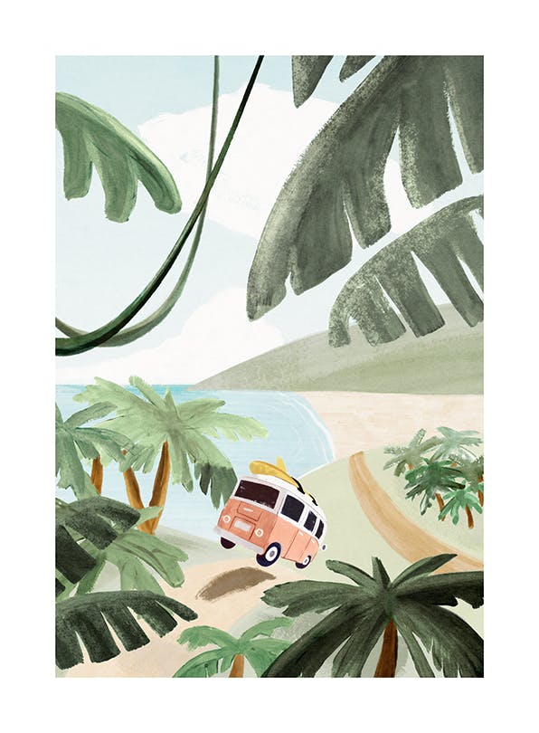 The Road Trip Affiche (30x40 cm)