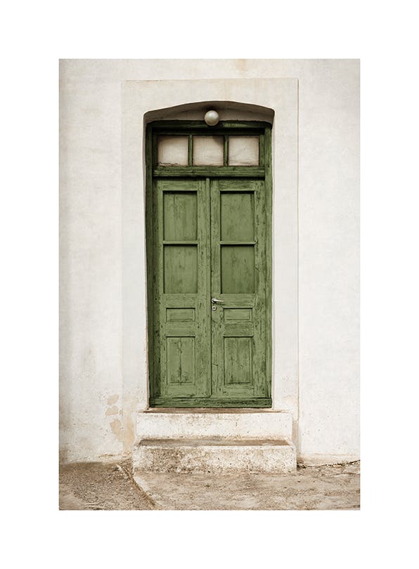 Green Entrance Print (50x70 cm)