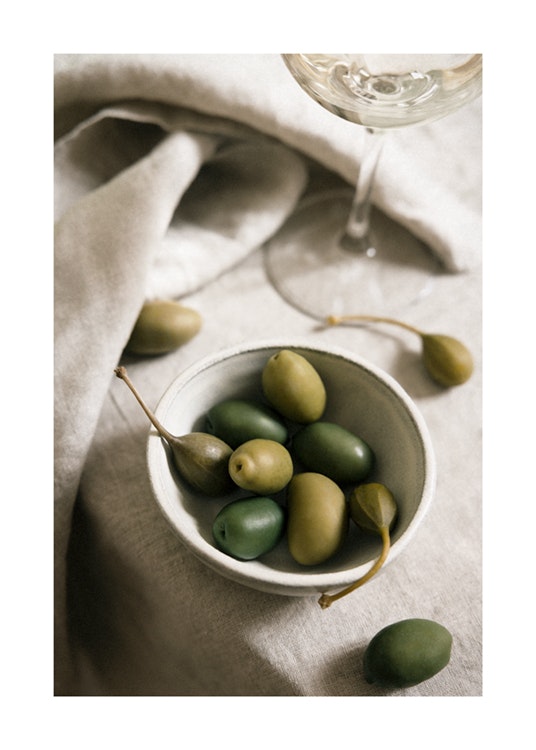 Bowl of Olives Poster 0