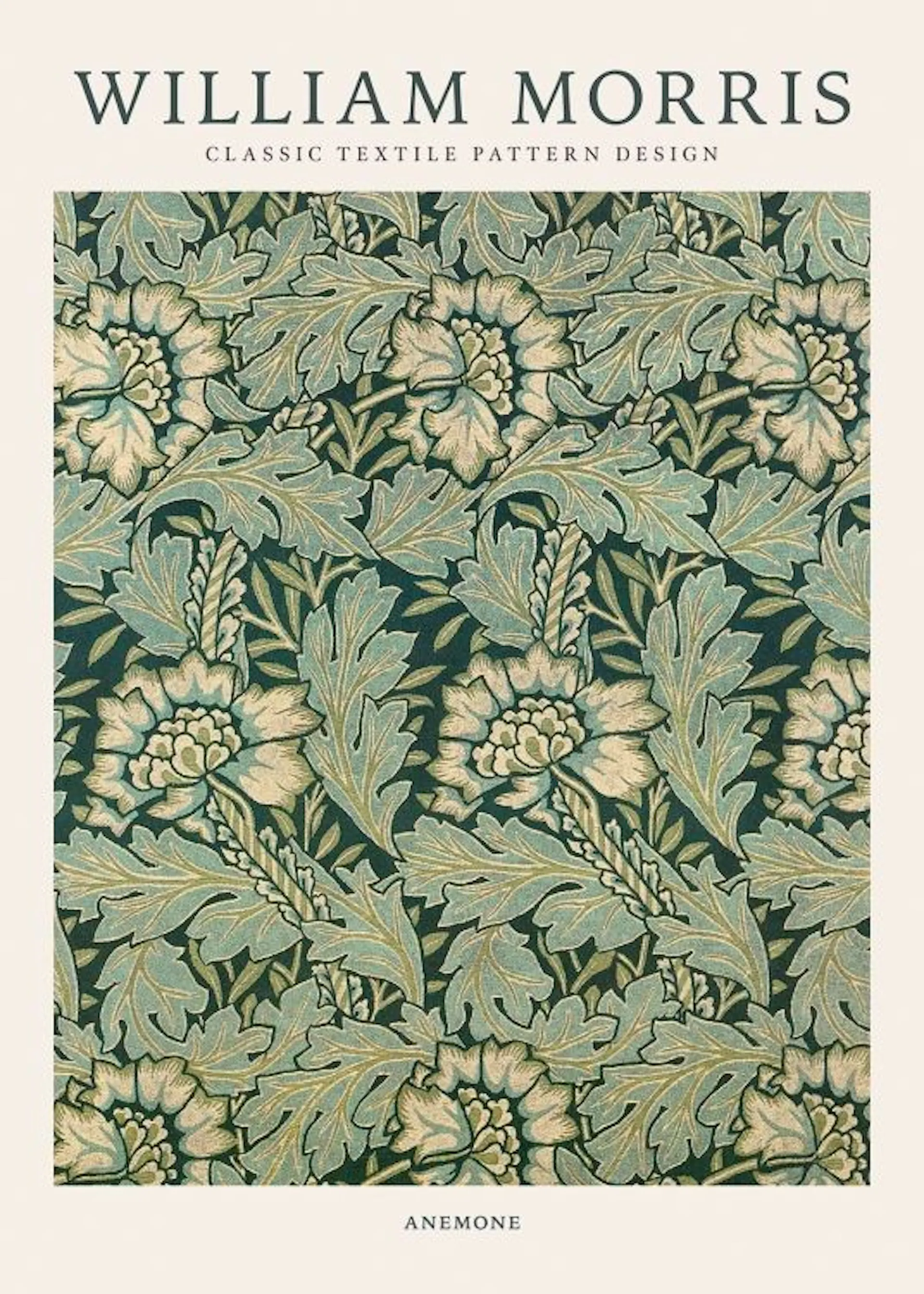 stika.co William Morris Art Print, design vintage a caprifoglio per singolo interruttore della luce, adesivo in vinile (interruttore singolo