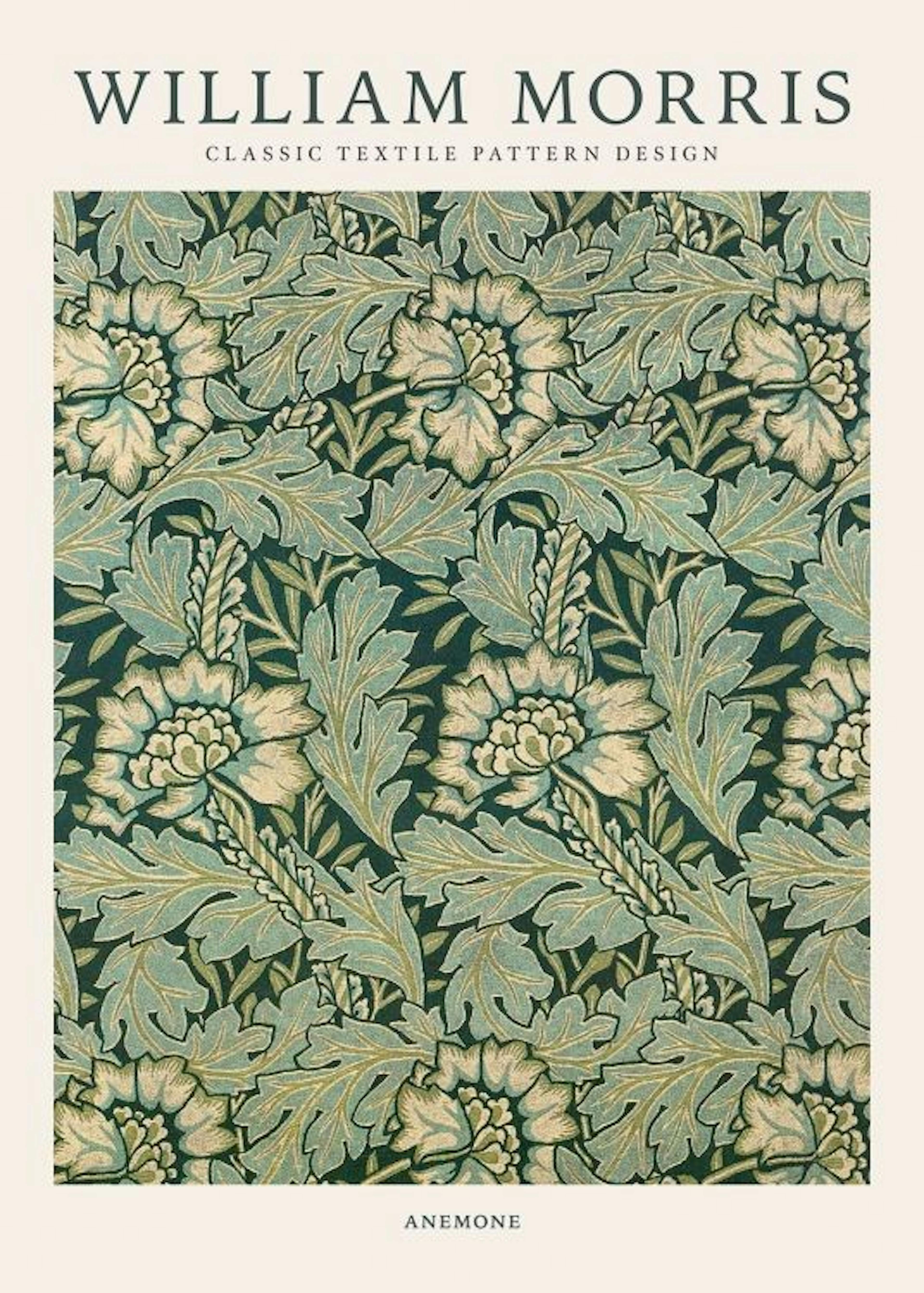 William Morris - Anemone Poster