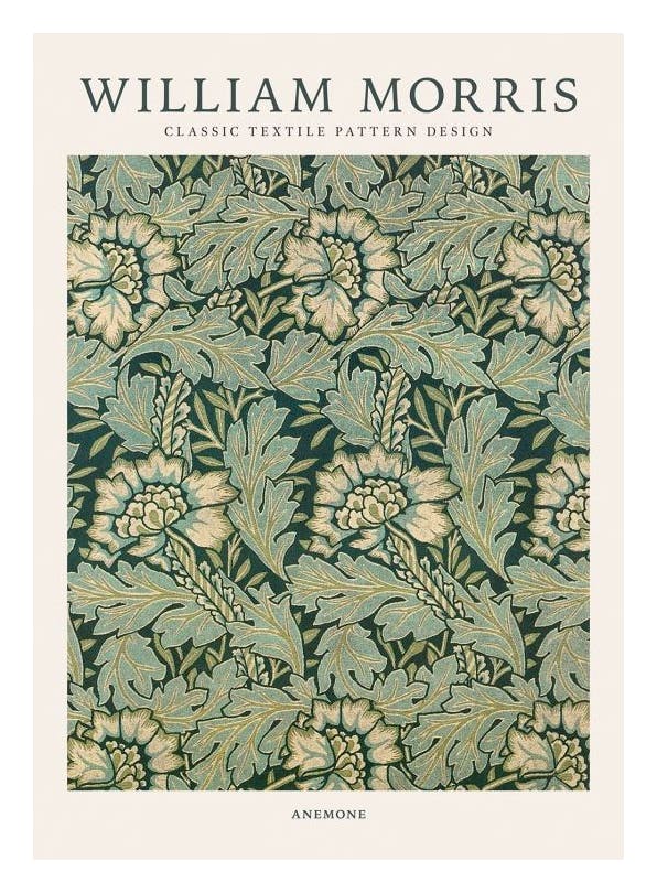 Prints - William Morris - Anemone Print (30x40 cm) - William Morris Prints