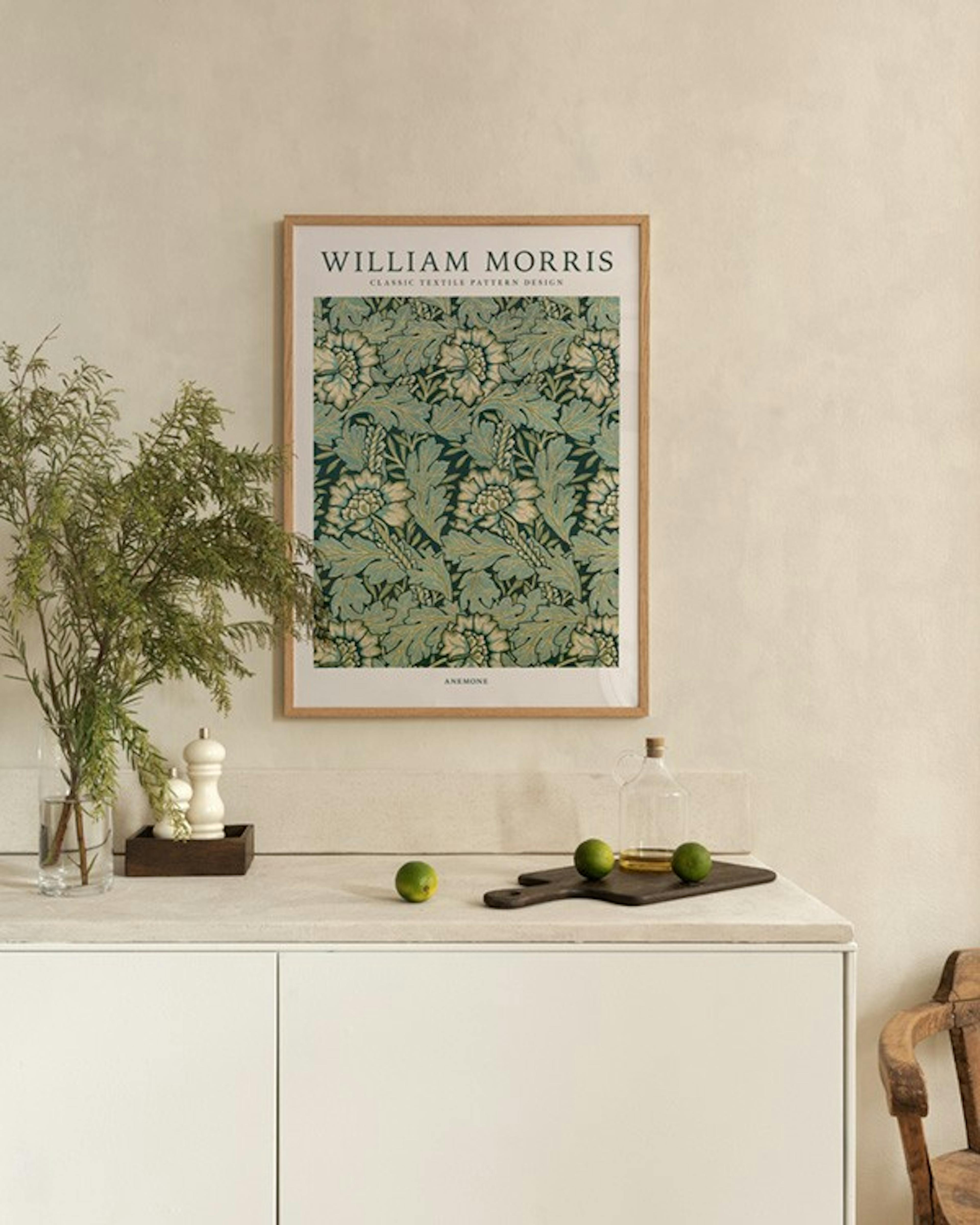 William Morris - Anemone Poster