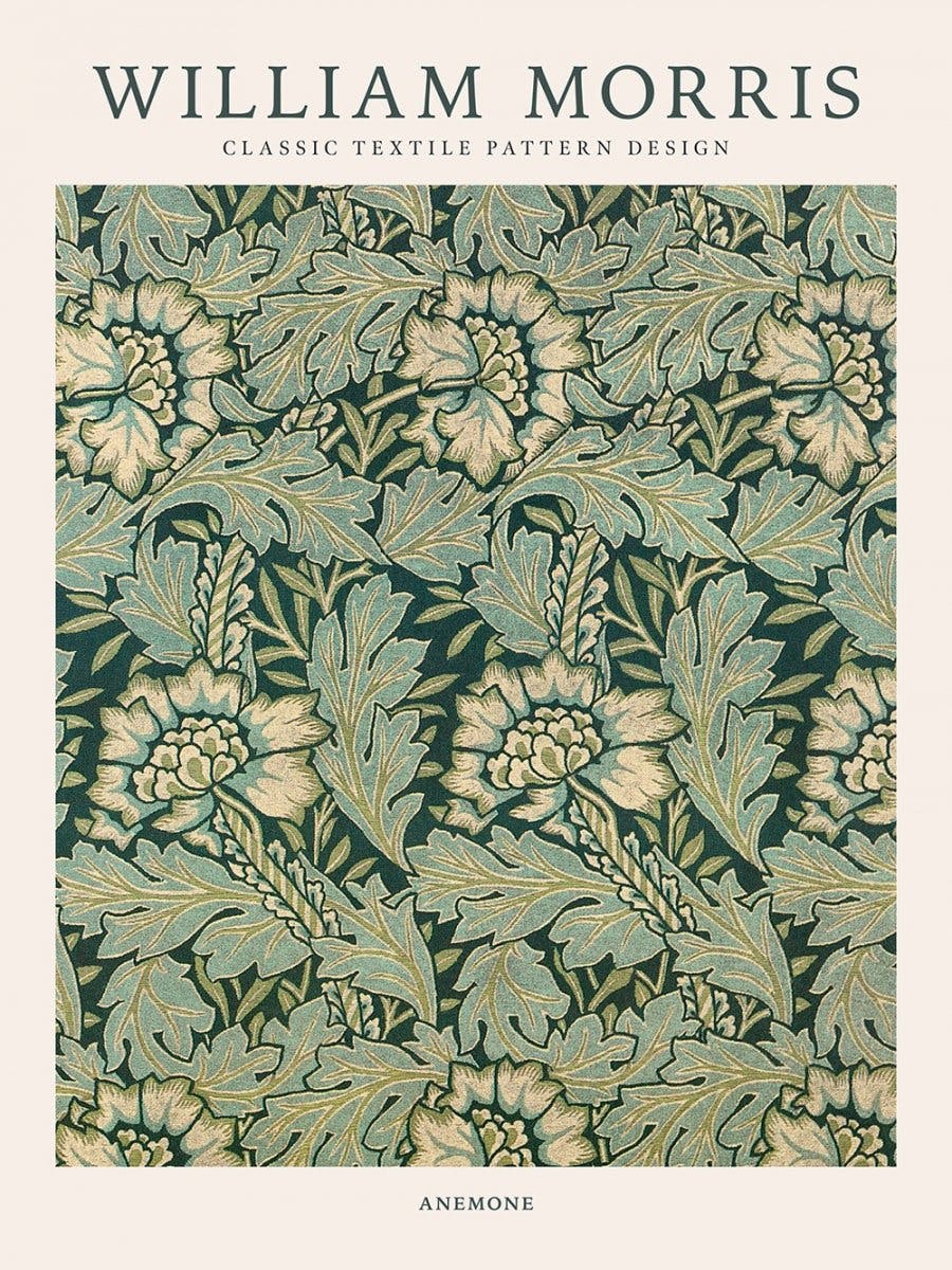 William Morris - Anemone Poster 0