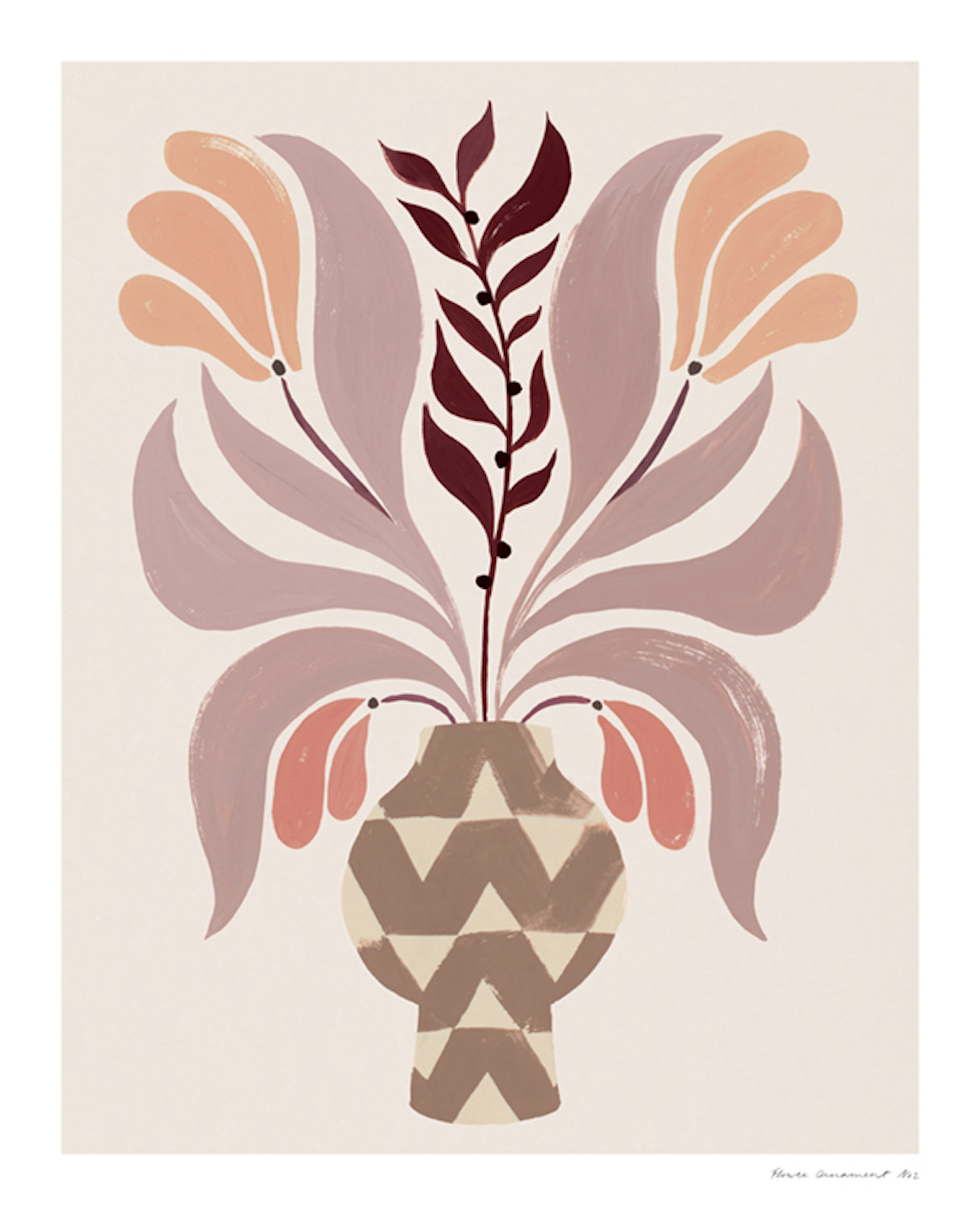 Flower Ornament No2 Poster 0