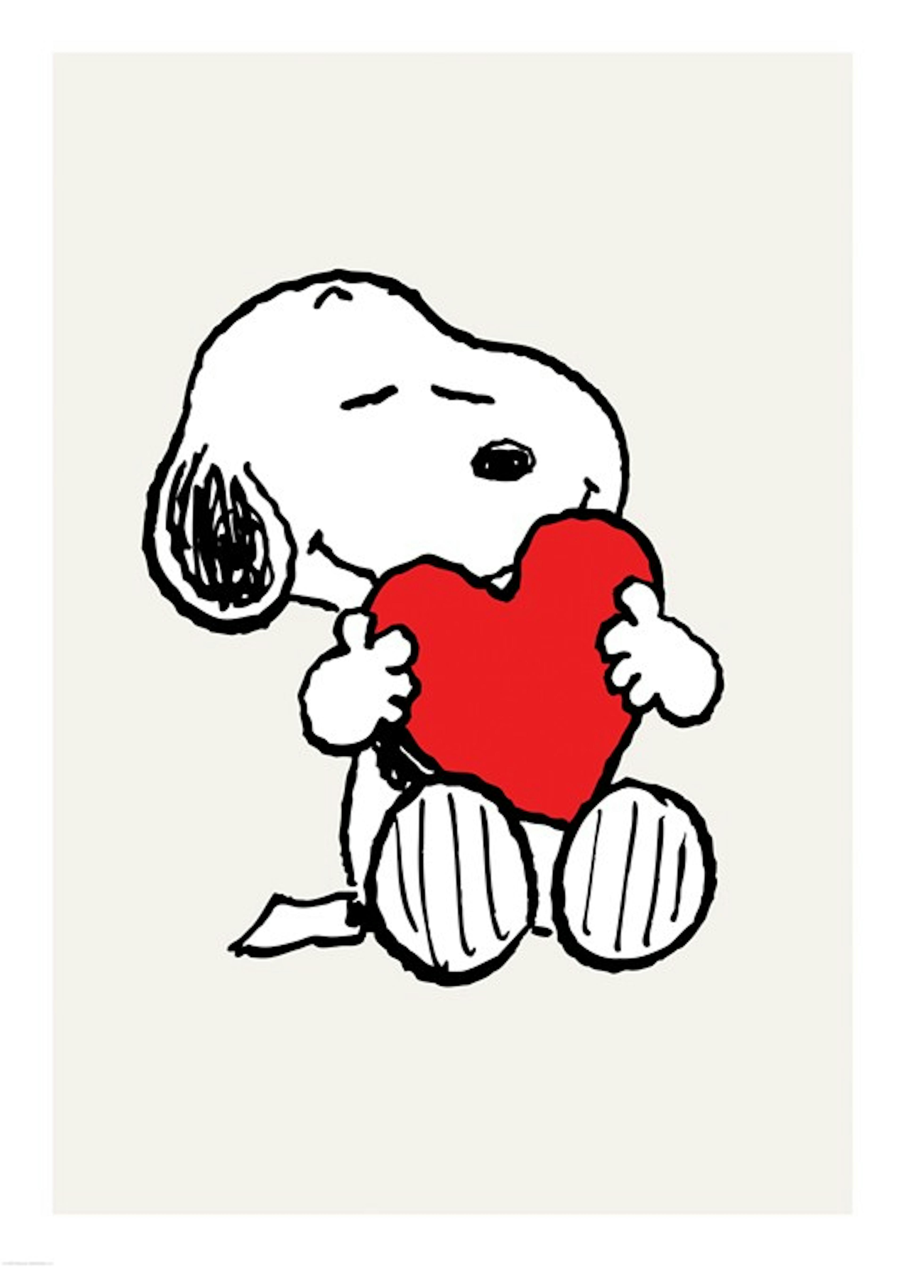 Snoopy Love Print