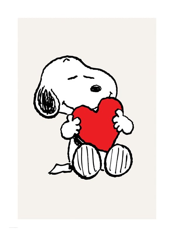 Prints - Snoopy Love Print (50x70 cm) - Snoopy