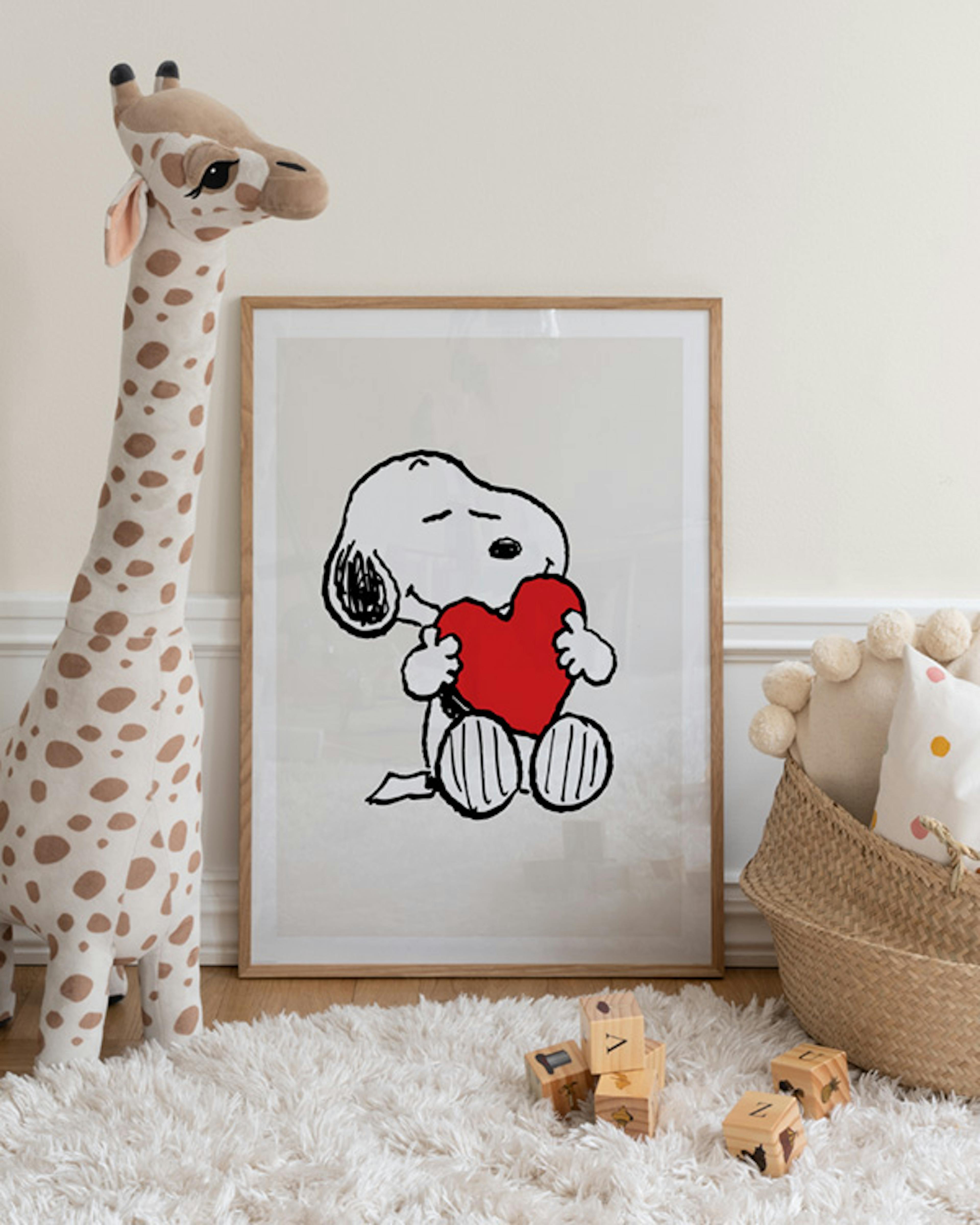 Snoopy Love Plakat