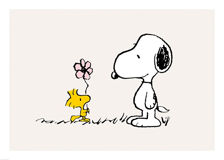 Snoopy and Woodstock Poster